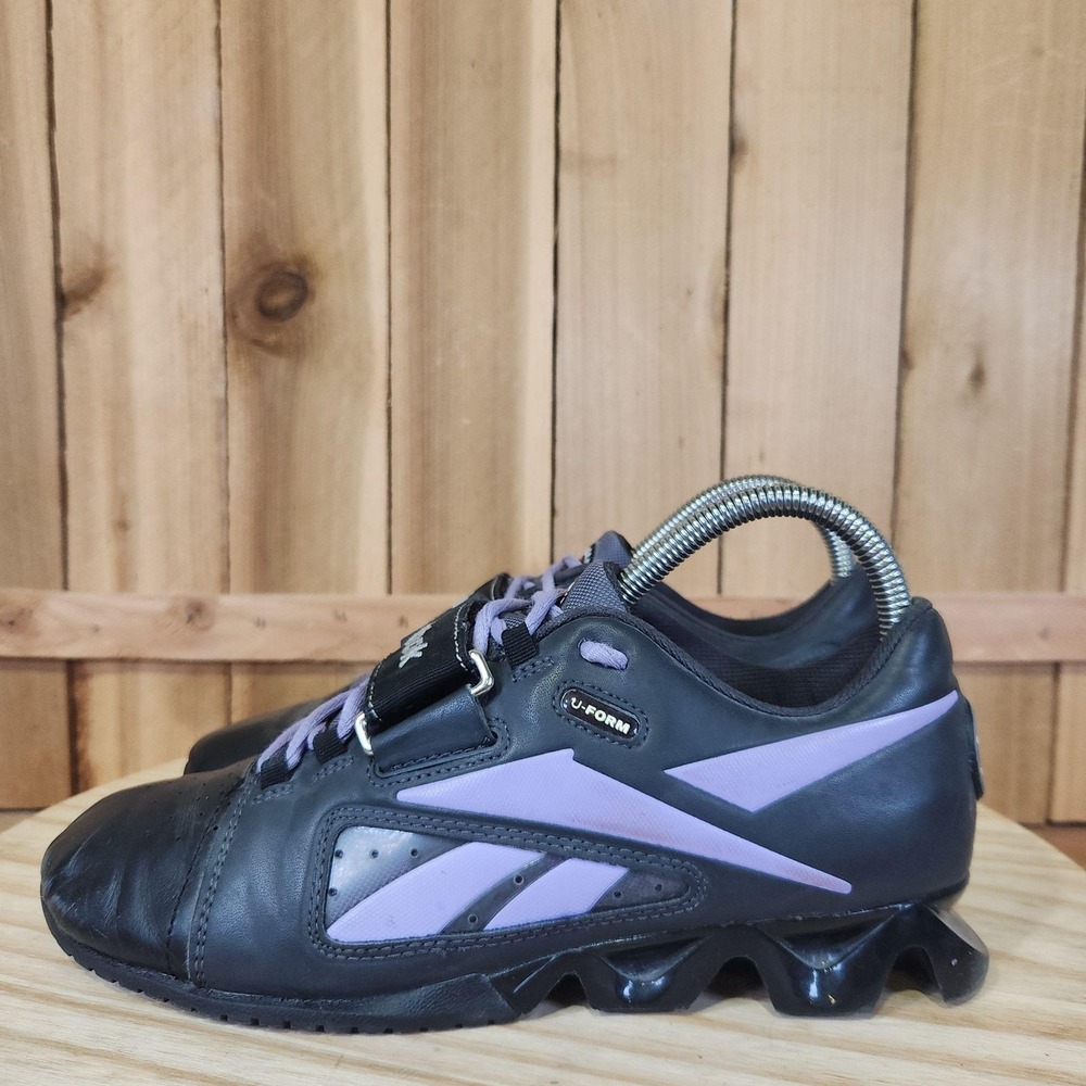 Reebok CrossFit U-Form Lifter Shoes Womens 7.5 Black Lifting Sneakers V48459
